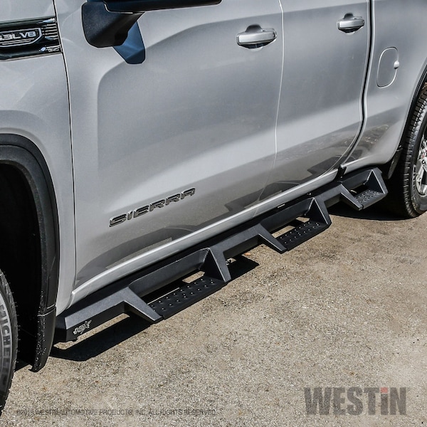 Westin Automotive 19-C SILVERADO/SIERRA 1500 DBL CAB(6.5 FT BED)TXT BLK HDX DROP W2W NERF BARS 56-534715 - main